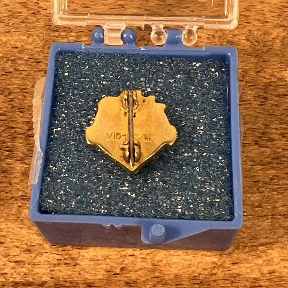 Vintage 10k GF Gold Fill US Navy NRS 5 Year Service Pin‎